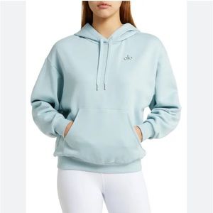 Alo Accolade Hoodie in Chalk Blue Size Small